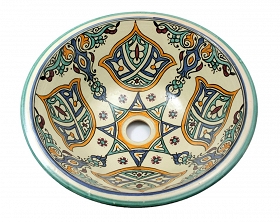 Shaam - vasque motif arabesque 